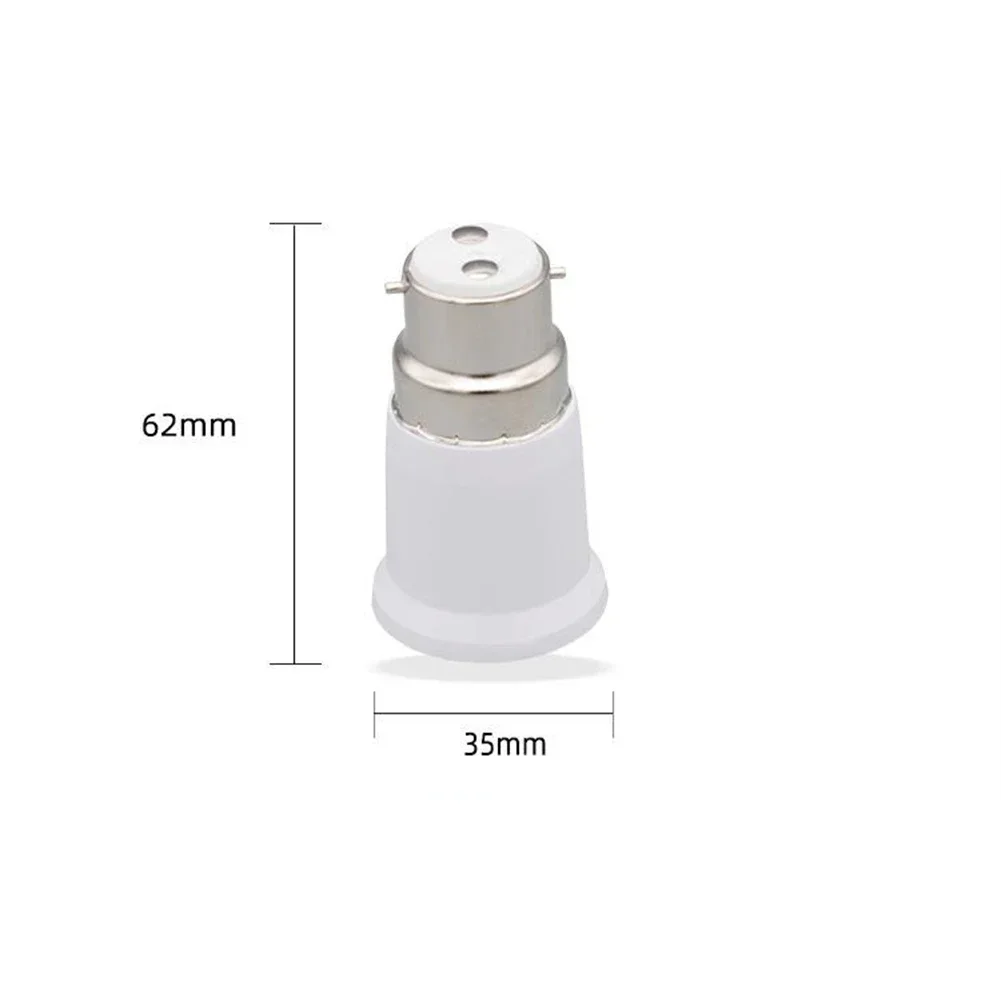 B22 To E27 Adapter 4pcs Edison Screw Light Bulb Adaptor Converter LED Lamp Holder Conversion Bulb Base Lighting Accessories lamp holder converter