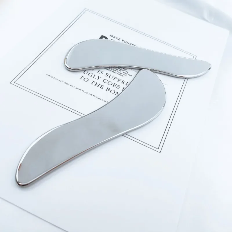 

Practical New Hot 304 Stainless Steel Knife Scraping Board Lift Face To Promote Absorption Beauty Tools