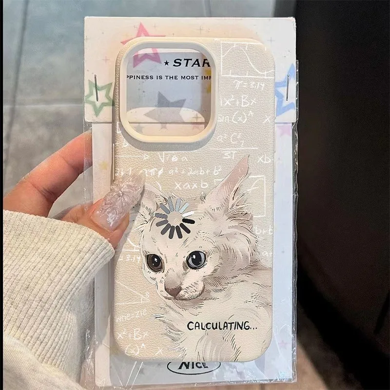 Cat Design Shockproof Soft Phone Case - Creative and Fashionable Cover
