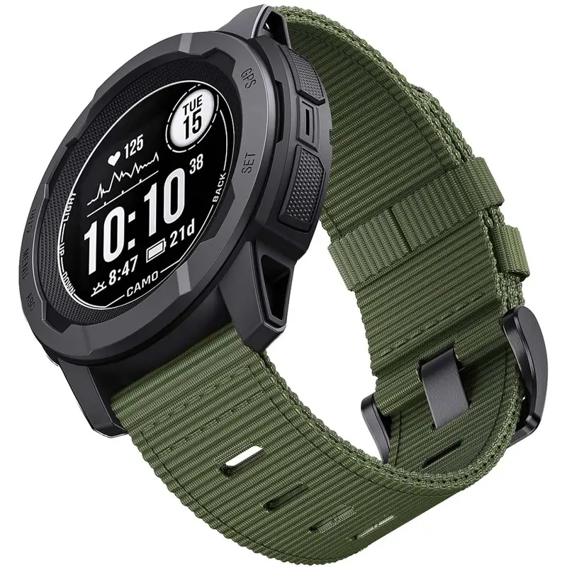 22mm 26mm Rugged Nylon for Garmin Instinct 2/2X/3/E Watch Band 45/50mm Wristband for Instinct Solar/Esports Tactical Band - Image 9