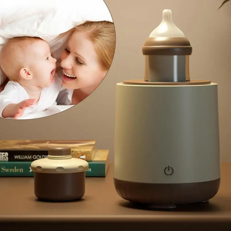 Automatic Baby Milk Bottle Shaker USB Rechargeable Electric Bottle Feeding Shake Machine Milk Powder Blender For Outdoor Travel