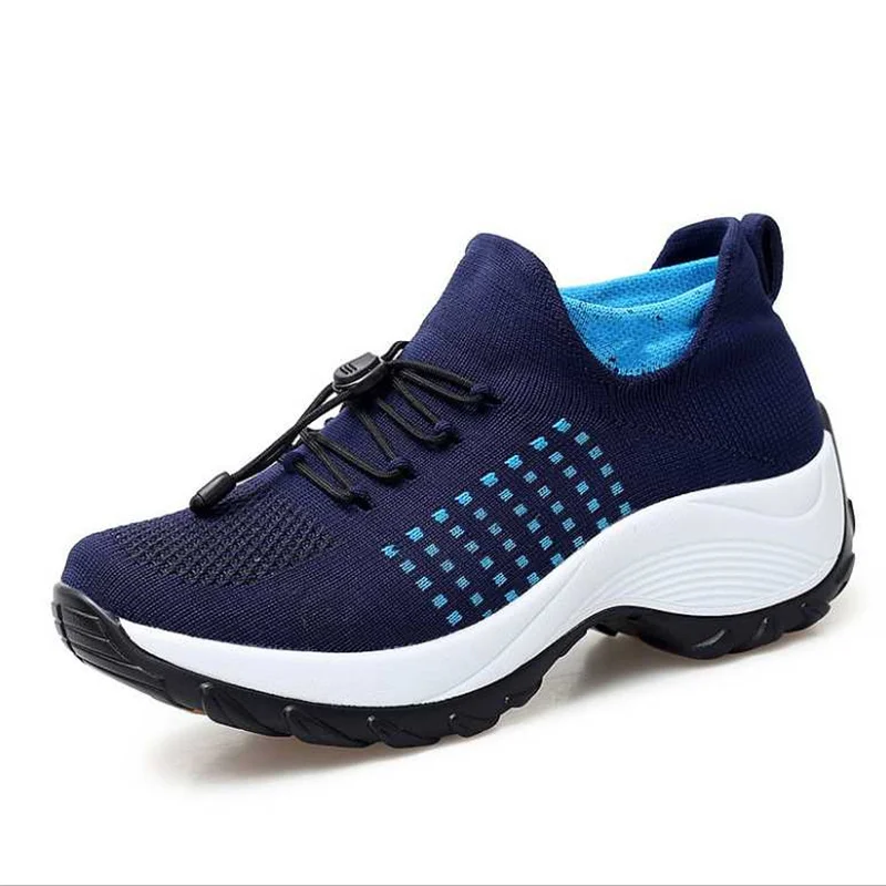 

Women Platform Shoes Breathable Lightweight Sneakers For Cushion Woman Fashion Female Casual Tenis Zapatillas Mujer Plataforma