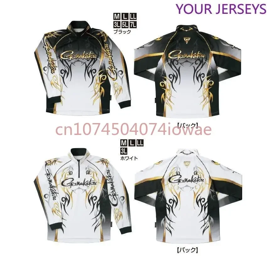 2025년 신상 낚시 저지 낚시 남성용 셔츠 통기성 재킷 빠른 건조 긴팔 낚시 셔츠 지퍼 자외선 차단 타월