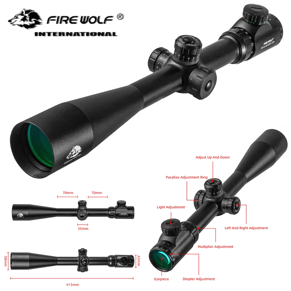 10-40X50 SF Afg Tactical Optical Sight Scopes & Accessories Hunted Series 1 Hunted Game Outdoor Sports Hunting Scope