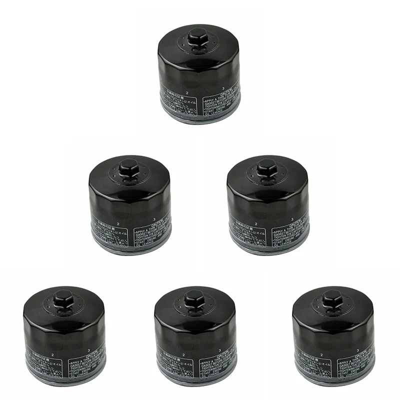 Ozoempt 6 Pezzi Filtro Olio Moto Applicare A 800 Scrambler Urban Enduro 15-16 Scrambler Mach2 17-18 800 Sport 03 800 Ss 03-07
