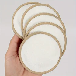 Eco - Friendly Reusable Cleansing Pads for Gentle and Thorough Makeup Removal (White)