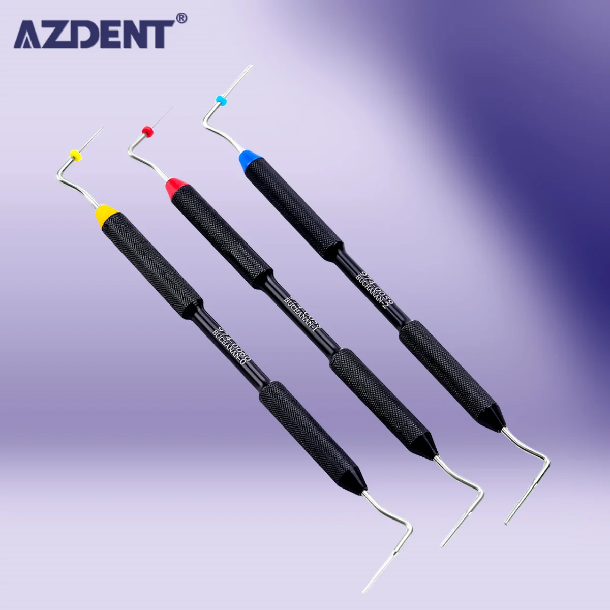 AZDENT Dental Endo Hand Plugger Fill Instrument NITI Tip 0 1 2 Dentist Dentistry Tools