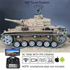 HENG LONG FPV 1/16 Tk-7.0 Customized Panzer III H RC Tank 3849 Full Metal Track Wheel With Camera Remote Control Toys TH17370 1