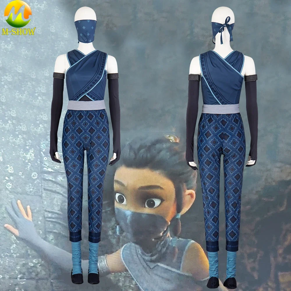 Raya And The Last Dragon Cosplay Young Raya Costume Women Performance Costumes Halloween Outfit For Adult