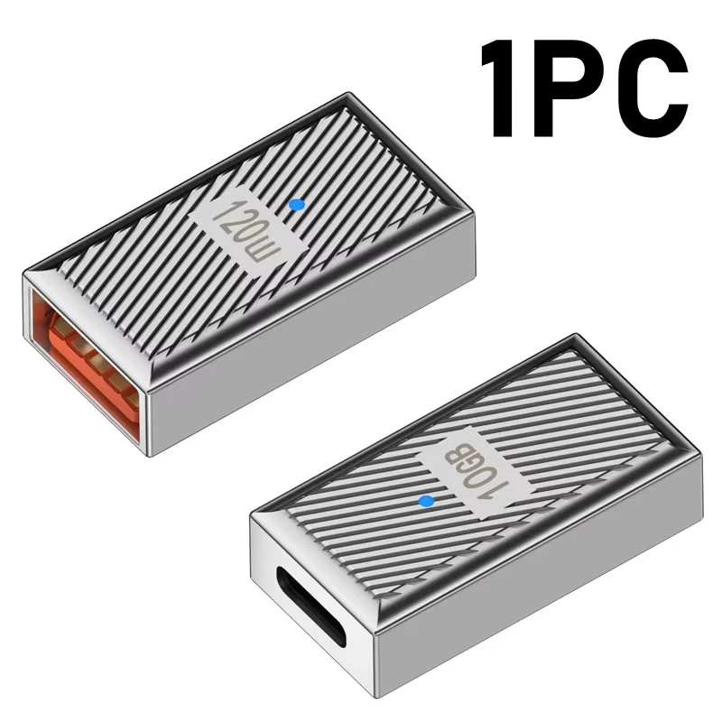 High-Power USB Type C OTG Fast Charge and Data Sync Adapter
