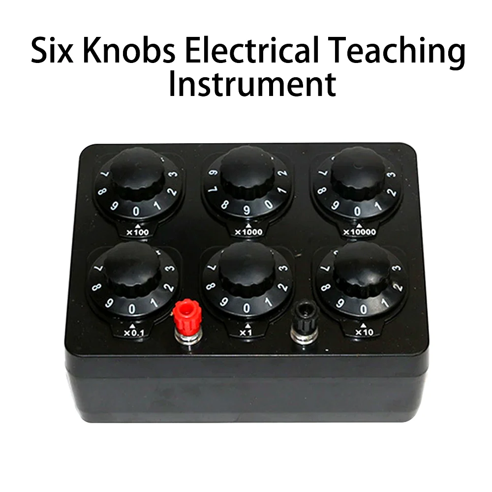 0~99999.9 Ohm Adjustable Variable Resistance Box Decade Resistor Experimental Equipment For Physical Resistance Box Teaching