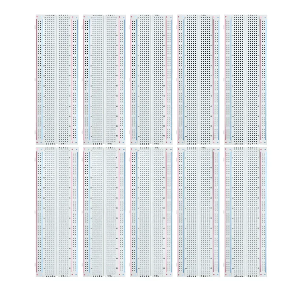 10PCS MB102 Breadboards Kit Include 5PCS 830 Point 5PCS 400 Point Solderless Breadboards for Arduino image 6
