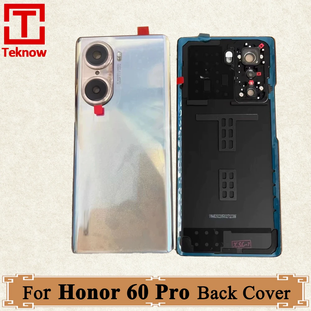 

Оригинальная задняя крышка для Huawei Honor 60 Pro, крышка аккумулятора, корпус, задняя крышка с логотипом для Honor 60 Pro, замена