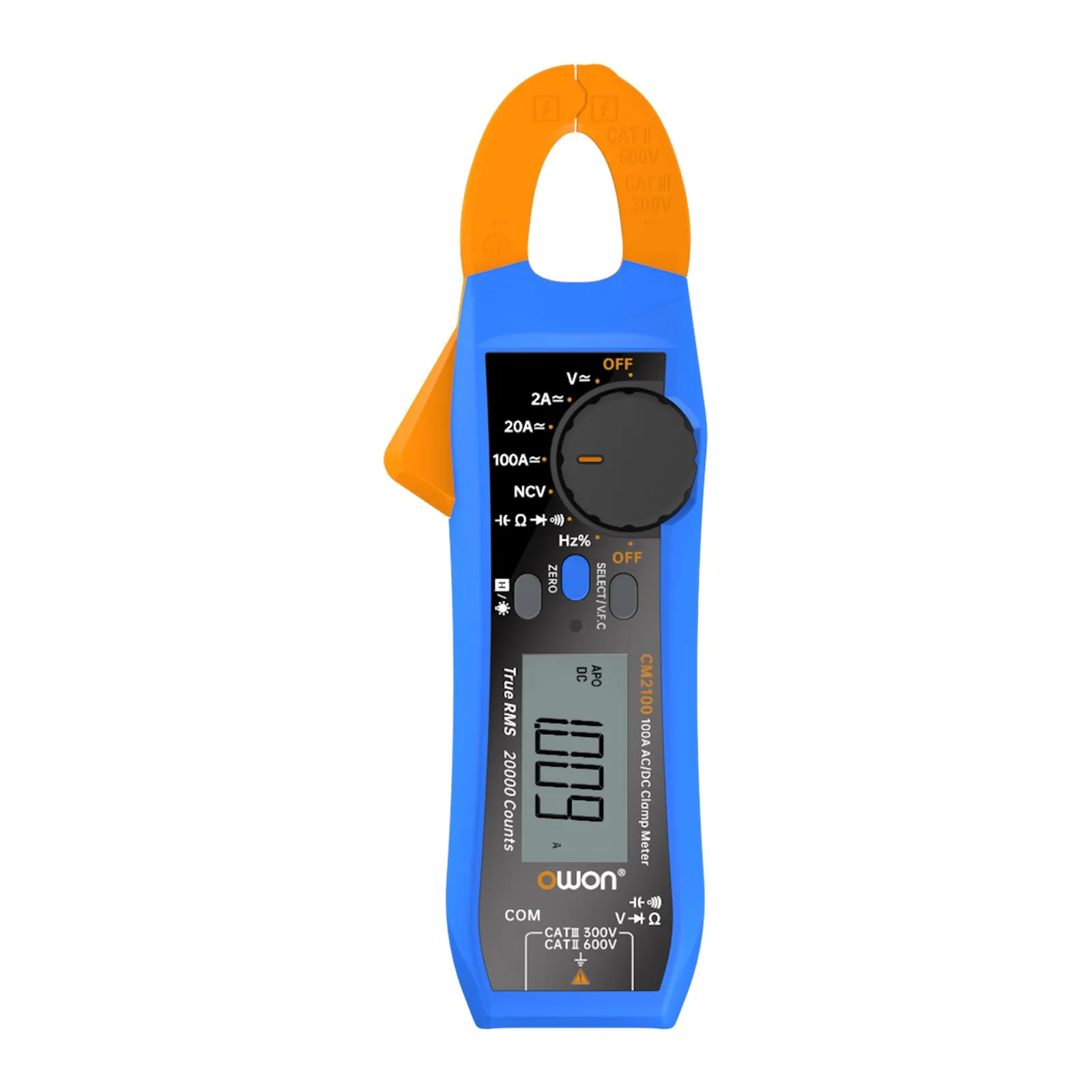 CM2100 CM2100B Intelligent AC/DC Clamp Meter Automatic CNC Range Resistance Freq