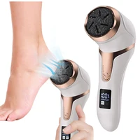 NEW Rechargeable Electric Foot File Callus Remover Professional Pedicure Machine Foot Heel Dead Skin Polisher 3 Heads 2 Speed 1