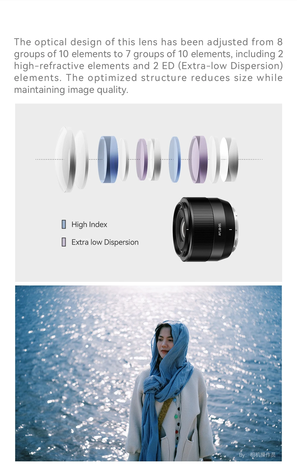 TTArtisan 35mm F1.8 II APS-C AF Autofokus-Objektiv mit Großer Blende für Sony E-Mount DSLR A6700 A7CII A7RIII A7SII NEX A6600 A7MIV – Detail 9
