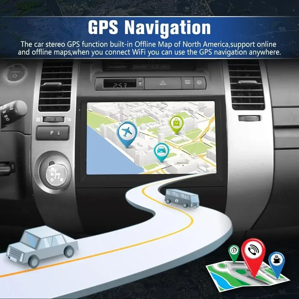 Android Car Stereo Radio GPS Navigation System for Prius