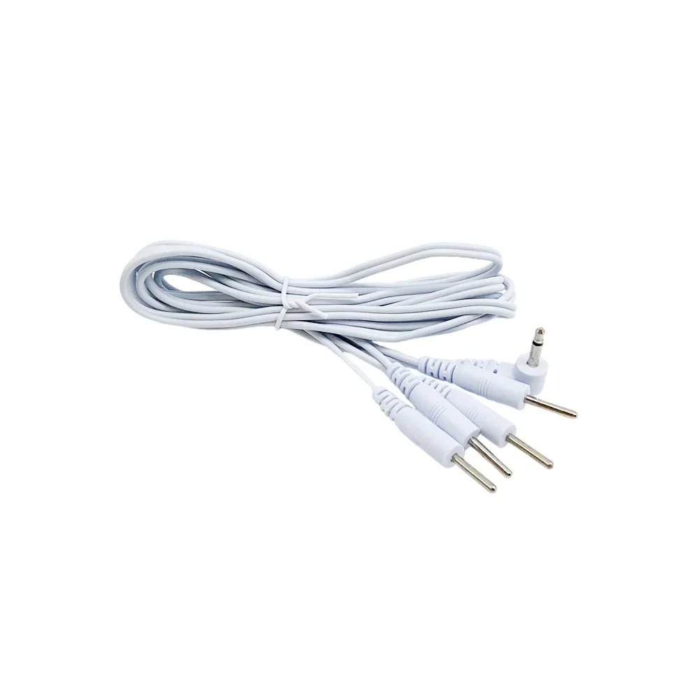 Electrode Wires Electrode Cable Line Wire 2.5mm Plug Type for TENS EMS Muscle Stimulator Acupuncture Electrical Nerve Body Massager 4 Way 2 Way