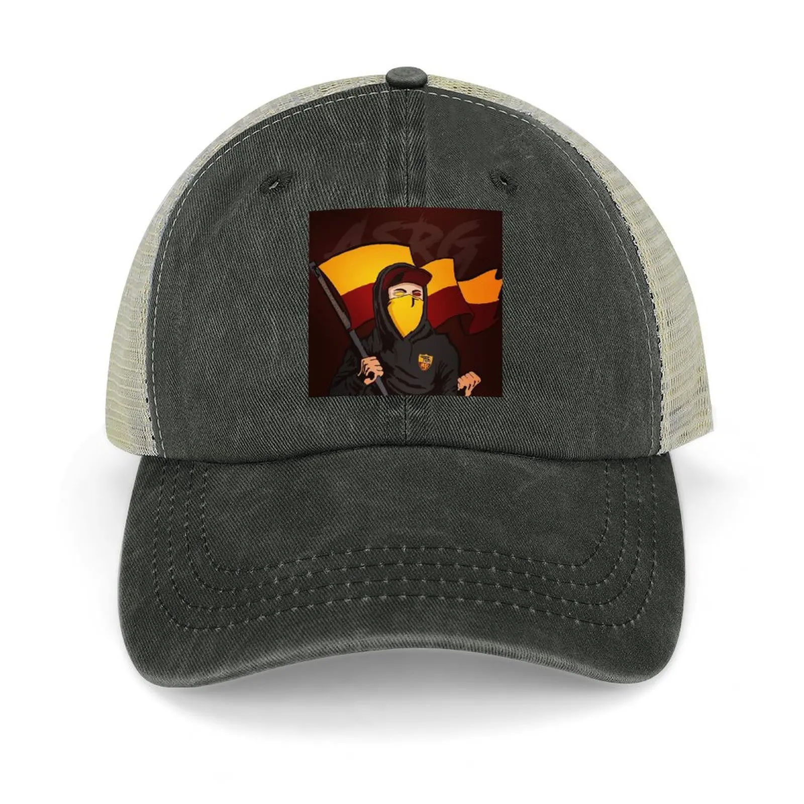 Cappello Da Cowboy Bandiera Asr Cappello Divertente Berretti Da Donna Neri Da Uomo