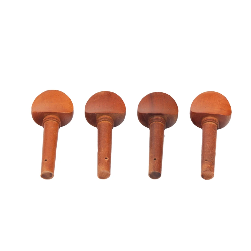 NAOMI Jujube Wood Violin Chin Rest For 4/4 Violin Chin Rest Chinrest Jujube Wood W/Tuning Peg Tailpiece Accessories