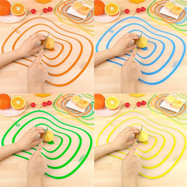 Tagliere in plastica trasparente da cucina tagliere per carne vegetale  antiscivolo tagliere accessori da cucina utensile per frutta - AliExpress