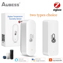 

Tuya ZigBee 3.0 Temperature Humidity Sensor Smart Home Security Detector Smart Life APP Real-time Check For Alexa Google Home
