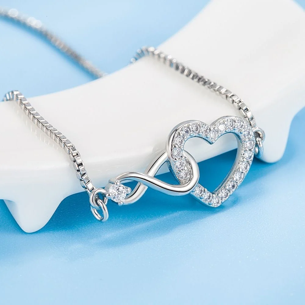 Freenbecky Same Bracelet Little Lovers Love Non-stop Simple Heart-shaped Bracelet Freen Becky