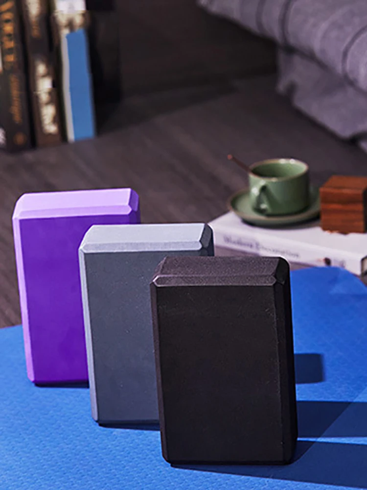 Description Picture 3 of itemYoga Building Blocks Cubes Pilates Bricks Reinforcement Mats Sports Yoga Supplies Exercise Home Exercise Equipment Fitness Eva