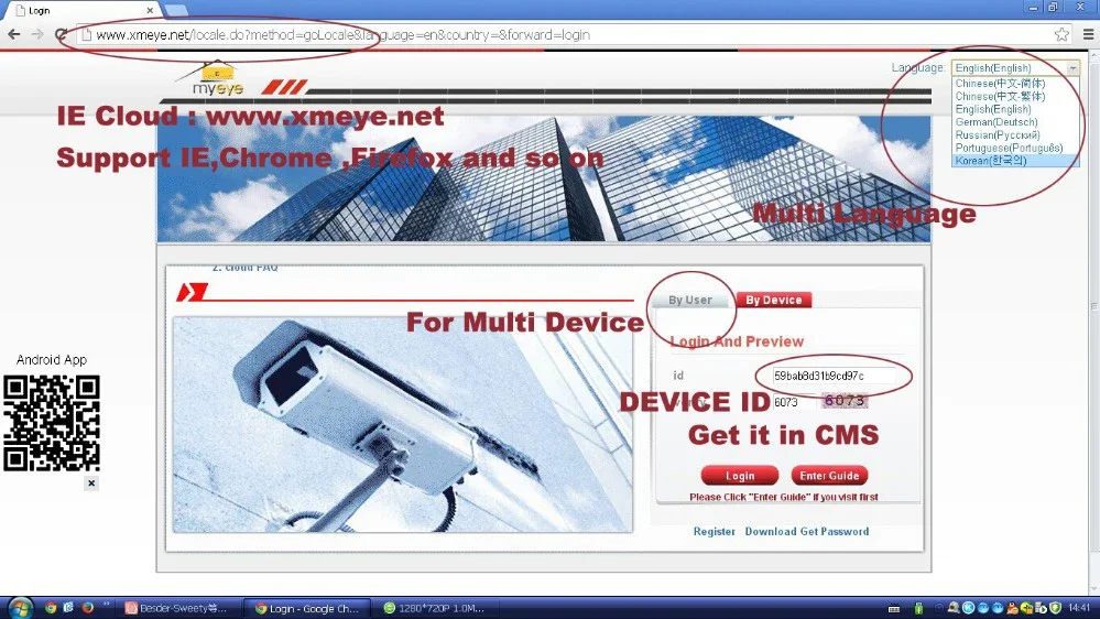 Cloud management system interface