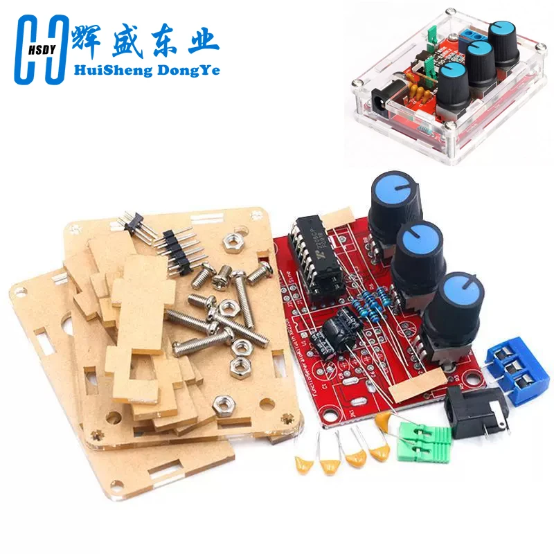 1Hz 1MHz XR2206 Function Signal Generator DIY Kit Sine/Triangle/Square