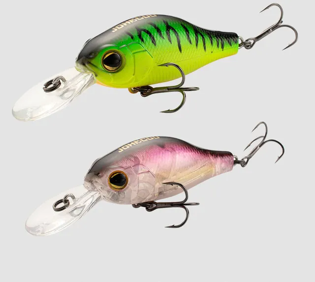 Crankbaits Fishing Lure Floating Wobblers 55mm 65mm for Pike Black
