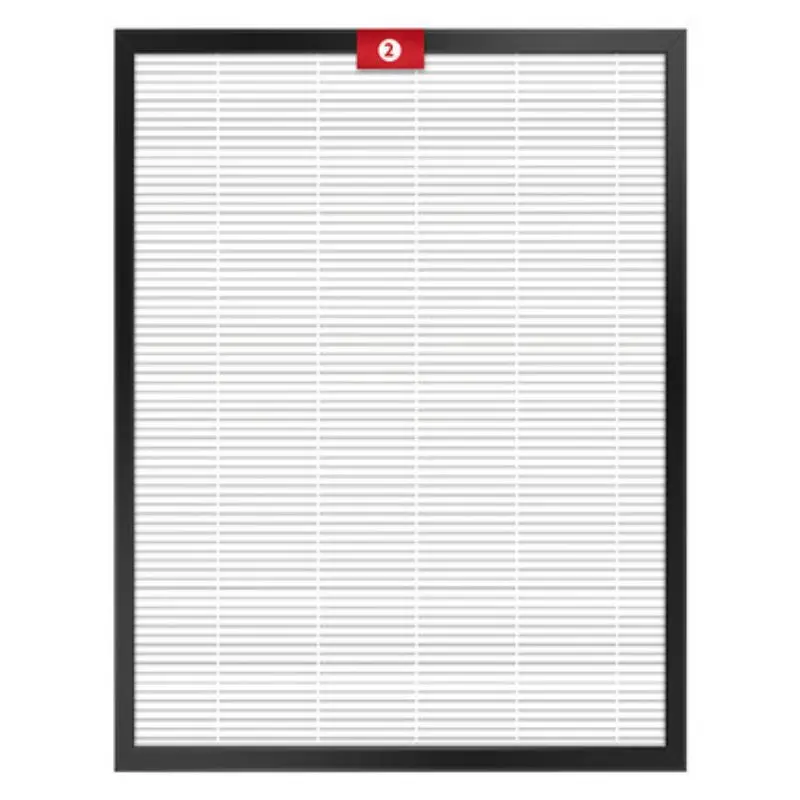 Filtre HEPA et charbon actif pour purificateur d'air Honeywell, détail des couches filtrantes