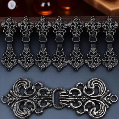 행운의 구름 무늬 버클 레트로 합금 의류 장식 버클 치파오 드레스 가디건 숄 빈티지 바느질용 버클