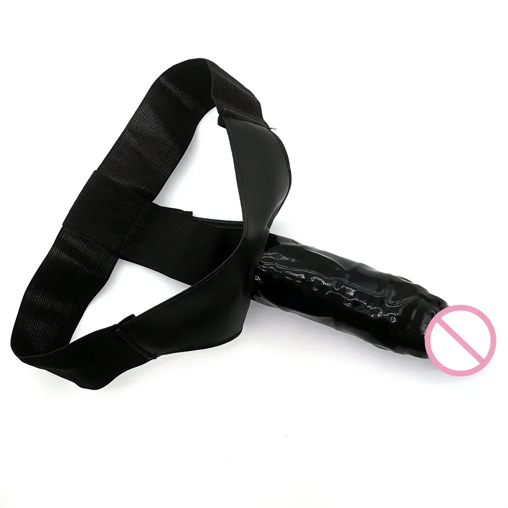 Strap on Hollow Dildo Panties Lesbian Anal cock Ultra Elastic G-Spot Erection Assist Harness Penis ED Aid Dick Sex Toy for Man