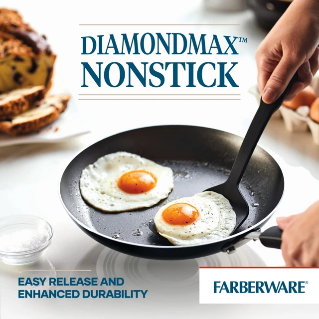 Farberware 15-Piece Easy Clean Aluminum Nonstick Pots and Pans Set