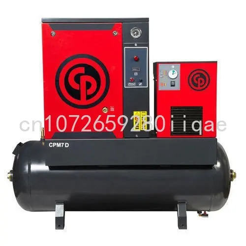 

Chicago Pneumatic Screw Air Compressor Stably 5.5 Kw 8 Bar Industrial Rotary Air-compressors Machine with Tank for CPM7 TM
