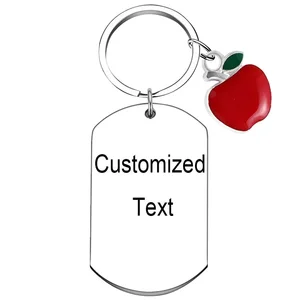 Personalized Custom Keychain Graduation Teacher Gifts Key chain Teacher's Day Gift key rings