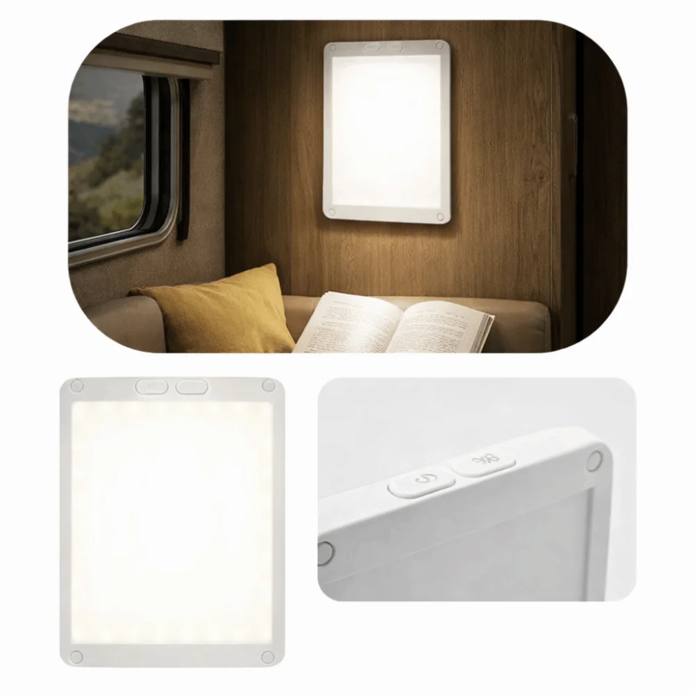 2 pezzi di luci LED per interni auto a luce soffusa, materiale robusto e durevole, luce di lettura per veicoli, illuminazione brillante per 12V - immagine 5