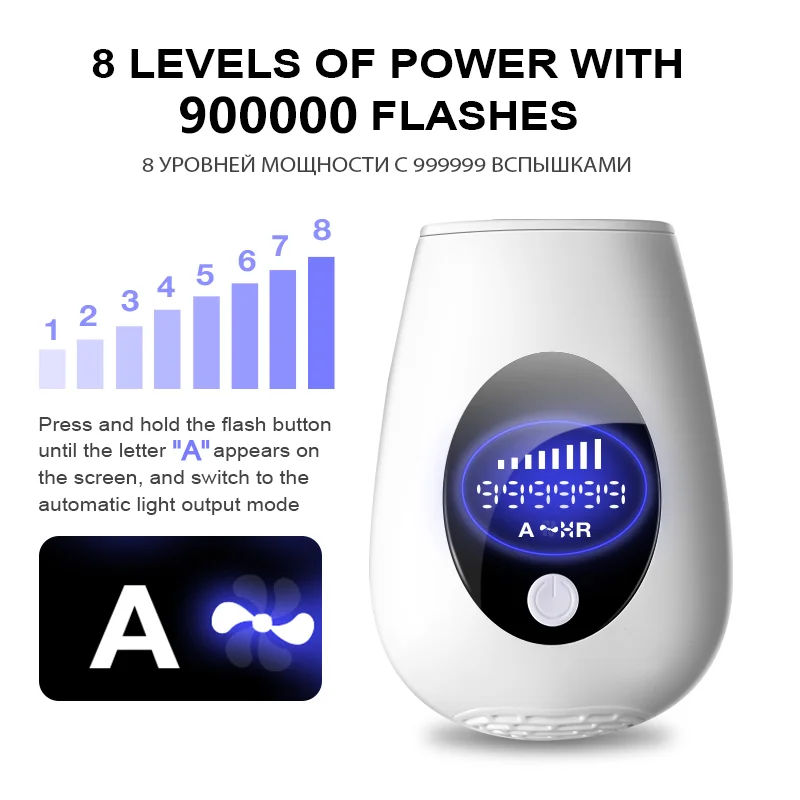 New Trends 2026 Ice Cooling Removal Device For Home Use Mini Hair Remover System Portable Laser IPL Epilator_voghion.com