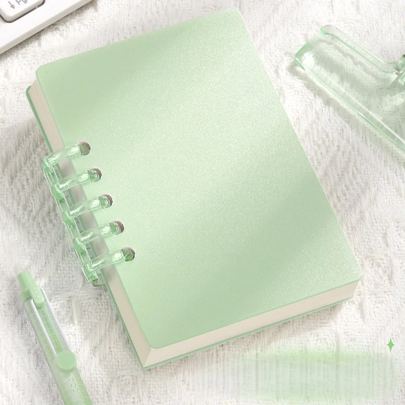 Compact Multi-Color Loose Leaf Pocket Notebook with 80 Pages