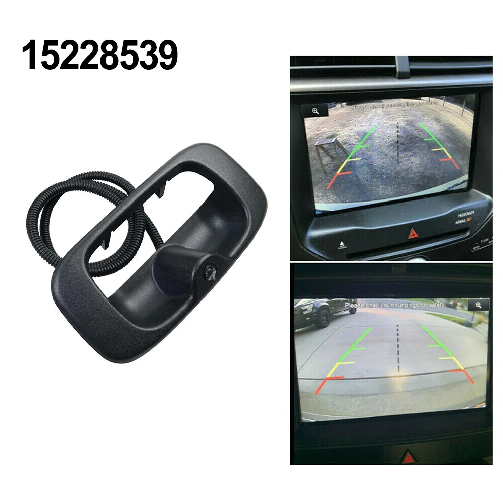 방수 자동차 역방향 카메라 15228539 Chevy Silverado 및 GMC Sierra 1999-2007 IP68용 5W 검정색 후면 보기 카메라