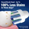 Replacement Brush Heads CrossAction Multi Angle Spare Dental Nozzles for Oral B Braun Electric Toothbrush D12/D16/DB4010/DB4510 3