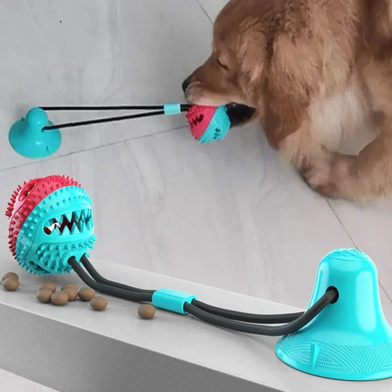 Interactive Suction Cups Dog Toys, Nibbling on Molars, Dog Toys, Food Ball, Ball Toys for Small Dogs