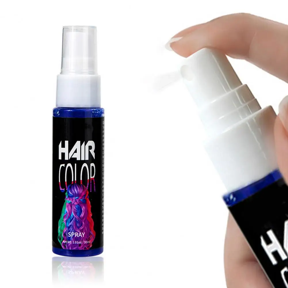 رذاذ ألوان الشعر للهالوين، رذاذ لون الشعر، رذاذ لون الشعر المؤقت لحفلات الهالوين التنكرية، سريع الجفاف