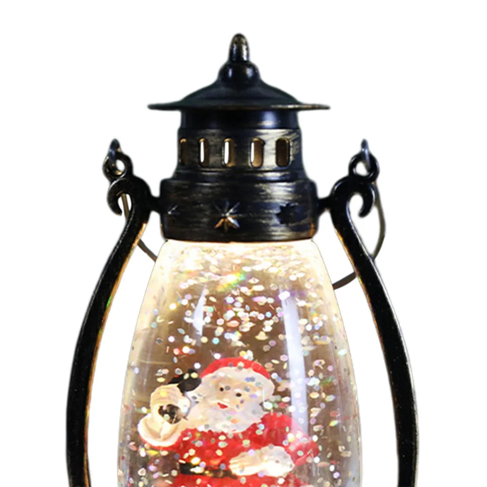 Christmas Park Kid Toy Child Gift Landscape Decor Night Lamp Outdoor Acrylic Crystal Ball Lantern Light Ornaments Xmas Day Party