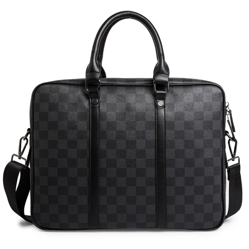 

Briefcase Men Laptop Large Capacity Teacher Shoulder Bag Transverse Men Messenger Handbag Executive Briefcase Man Working Bag