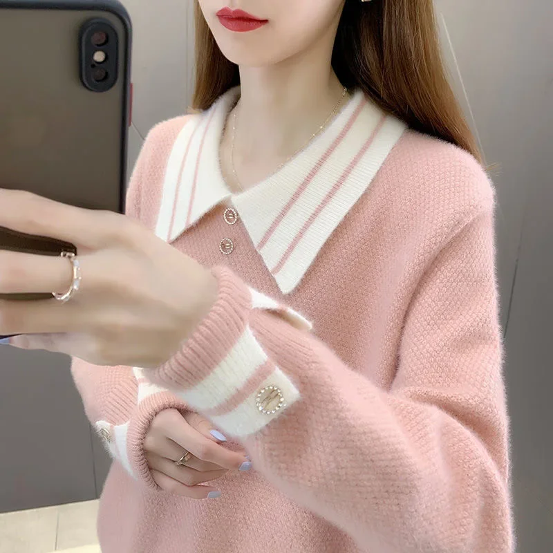 

2023 Golf Women's Clothing Golf Sweater Women's Golf Wear New Autumn High Quality Luxury Brand Undershirt Golf Knit Shirt