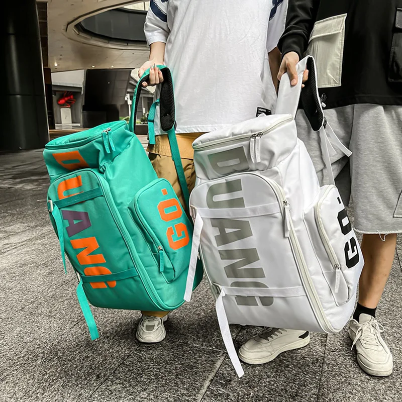 Sport Gym Bag Men Fitness Travel Backpack Large Waterproof Skate Pack For Shoulder Crossbody Training Laptop Dry Wet School Bags 6