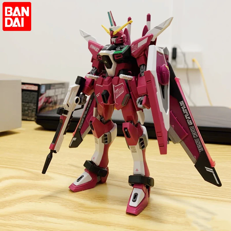 

Bandai Original Model Kit Mg 1/100 Infinite Justice Zgmf-x19a Assembly Anime Action Figure Toys Collect Decorate Children's Gift
