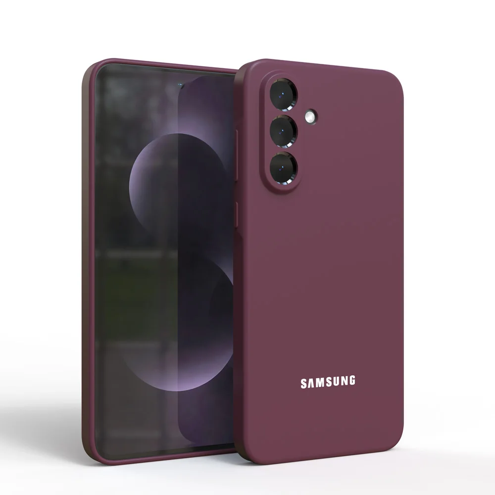 Silky Silicone Soft-Touch Protective Phone Case Cover